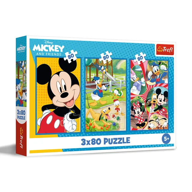 trefl-red-disney-equipe-mickey-puzzle-3-x-80-pi-ces-5-ans image 1