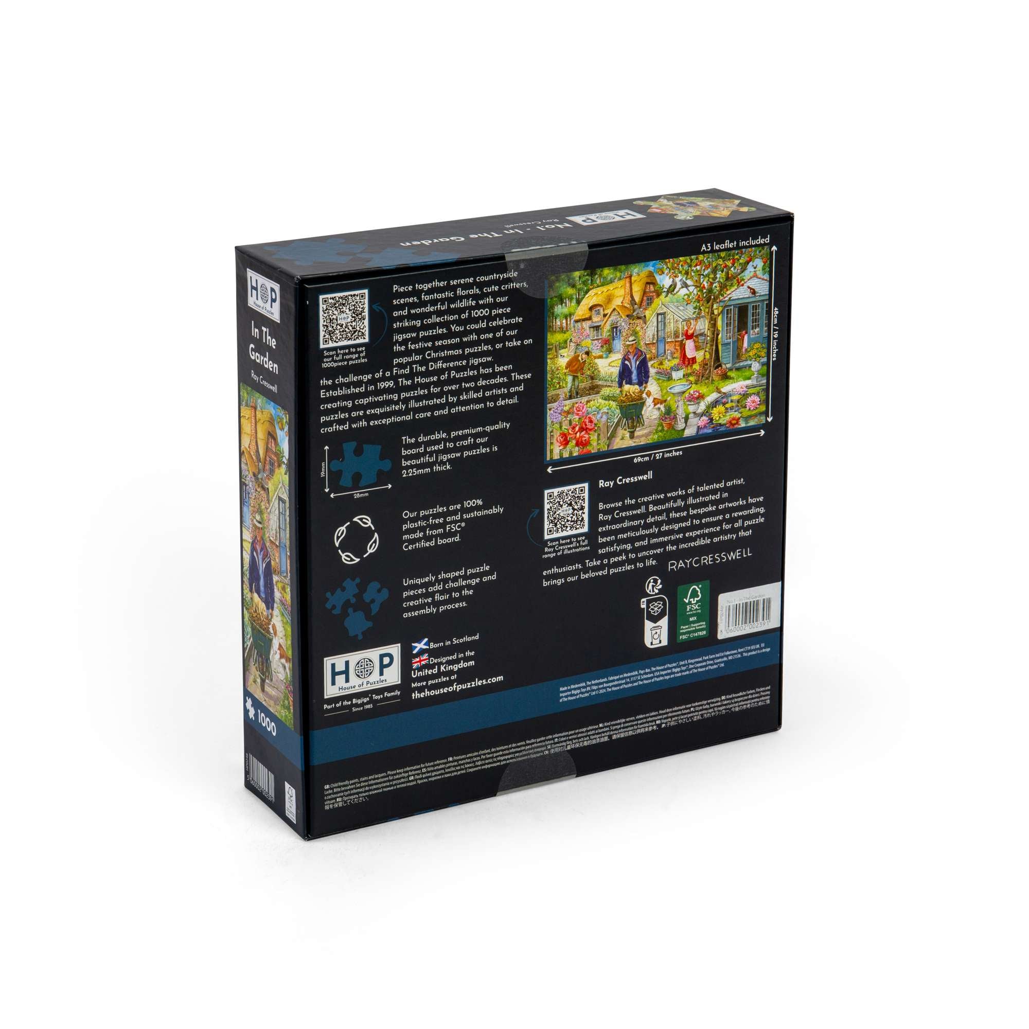 house-of-puzzles-1000-puzzle-1000-pi-ces-in-the-garden-jardin image 3