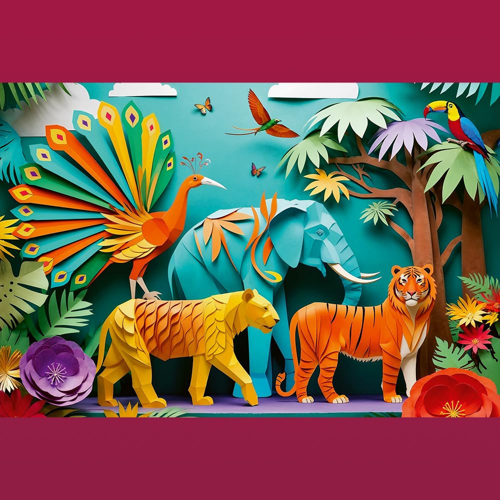 trefl-red-jungle-effet-3d-puzzle-160-pi-ces-6-ans image 2