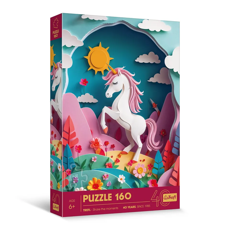 trefl-red-licorne-effet-3d-puzzle-enfant-160-pi-ces image 1