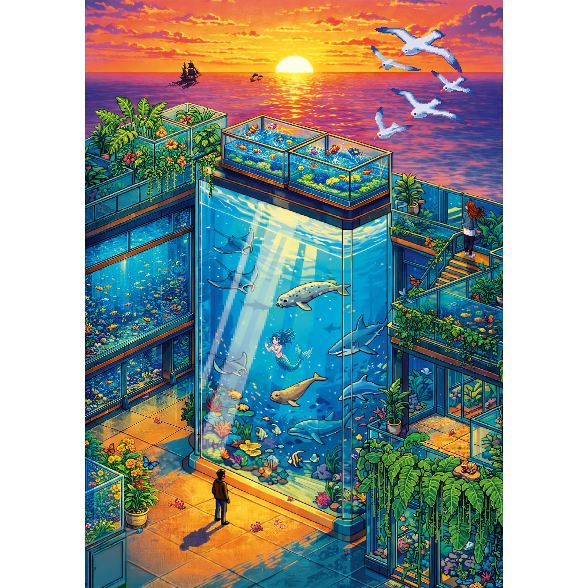trefl-red-aper-u-des-profondeurs-puzzle-1000-pi-ces-aquarium image 2