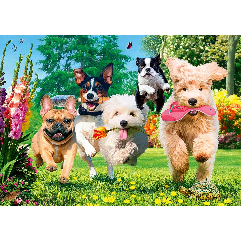 trefl-premium-plus-tea-time-puzzle-1000-pi-ces-chiens image 2