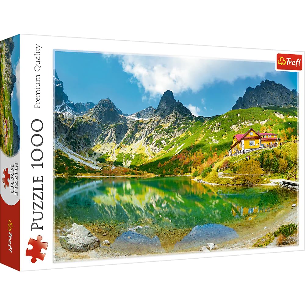trefl-red-10606-puzzle-1000-pi-ces-refuge-lac-vert image 1