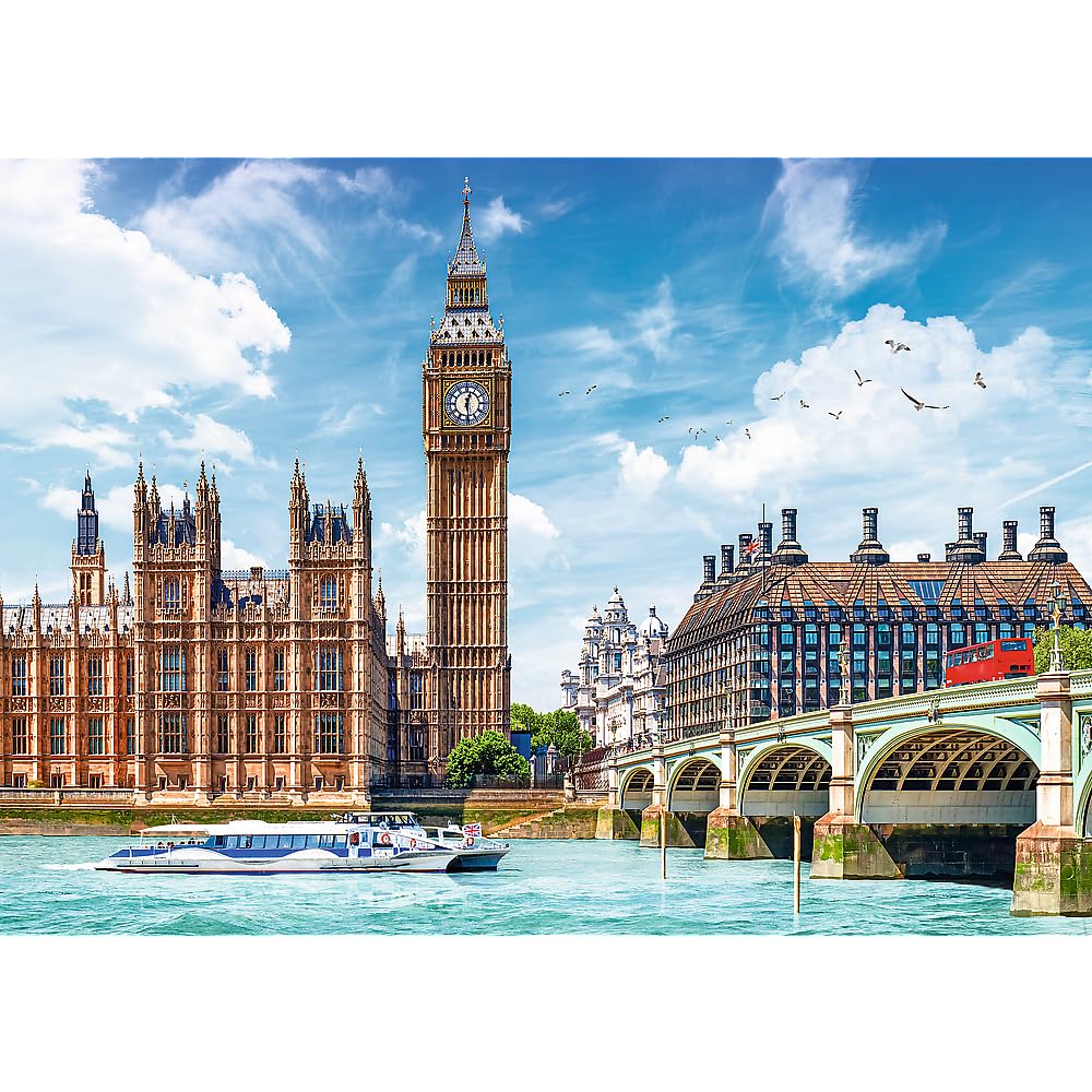 trefl-red-big-ben-londres-puzzle-2000-pi-ces-paysage-urbain image 2