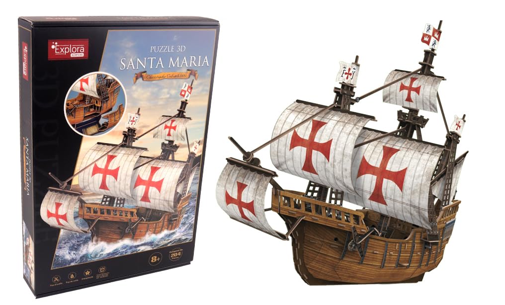 explora-maquettes-3d-bateau-pirate-queen-anne-puzzle-100-pi-ces image 6