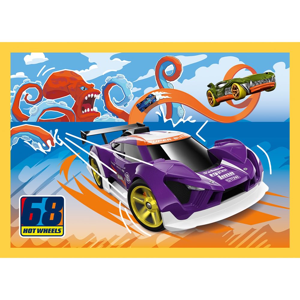 trefl-hot-wheels-voitures-puzzle-4-en-1-35-70-pi-ces-glitter image 6