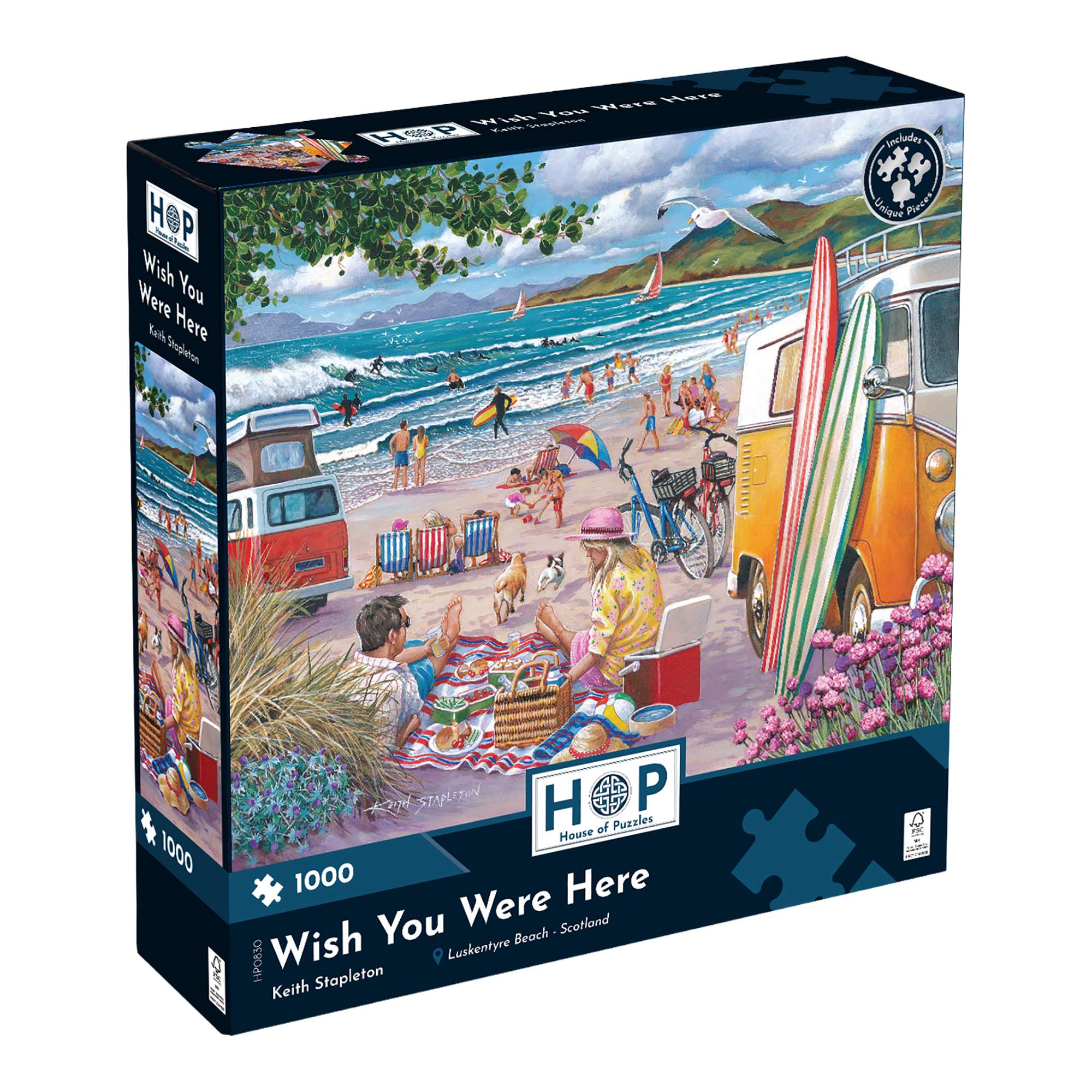 house-of-puzzles-wish-you-were-here-puzzle-1000-pi-ces-bord-de-mer image 1