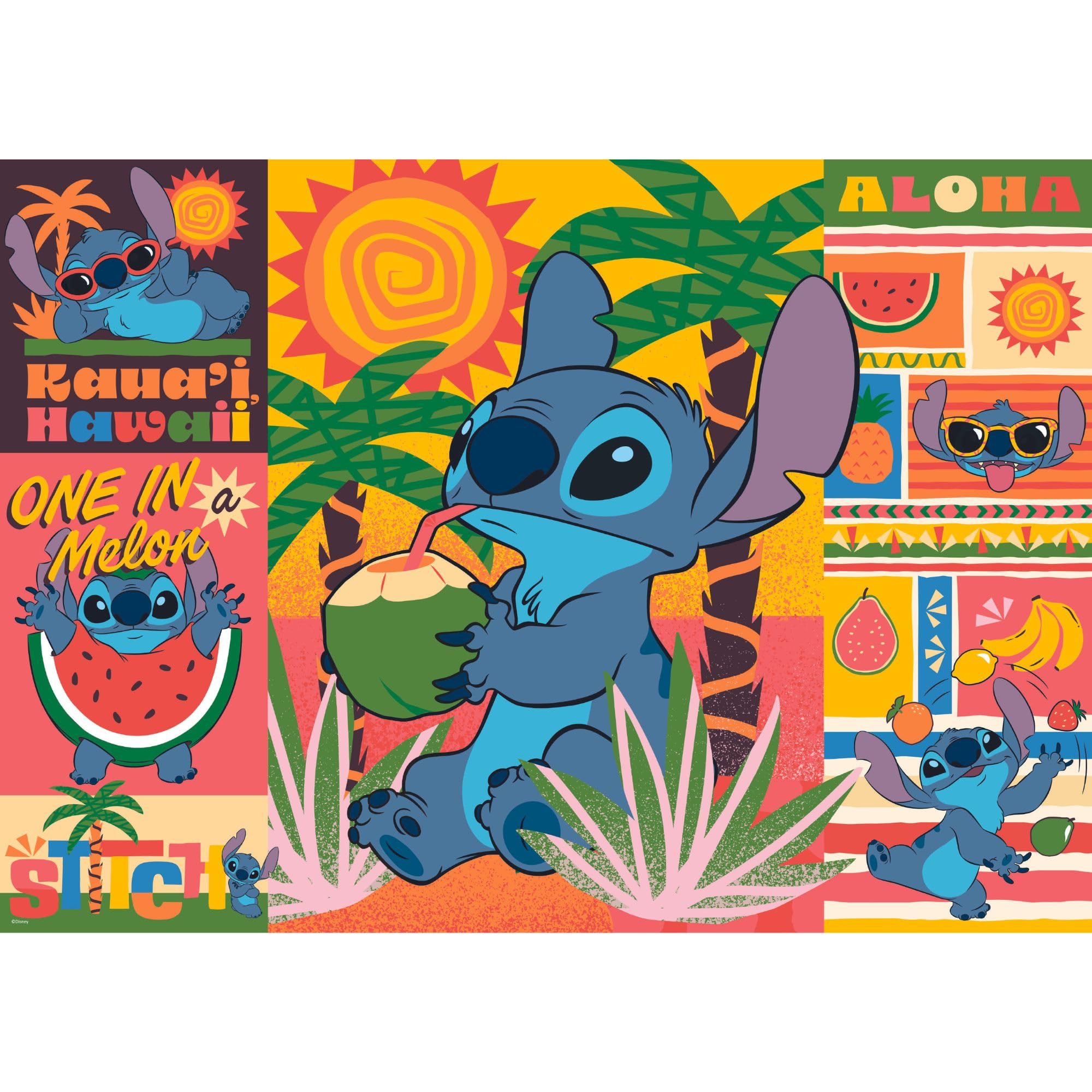 trefl-red-vacances-avec-stitch-puzzle-500-pi-ces-disney image 2