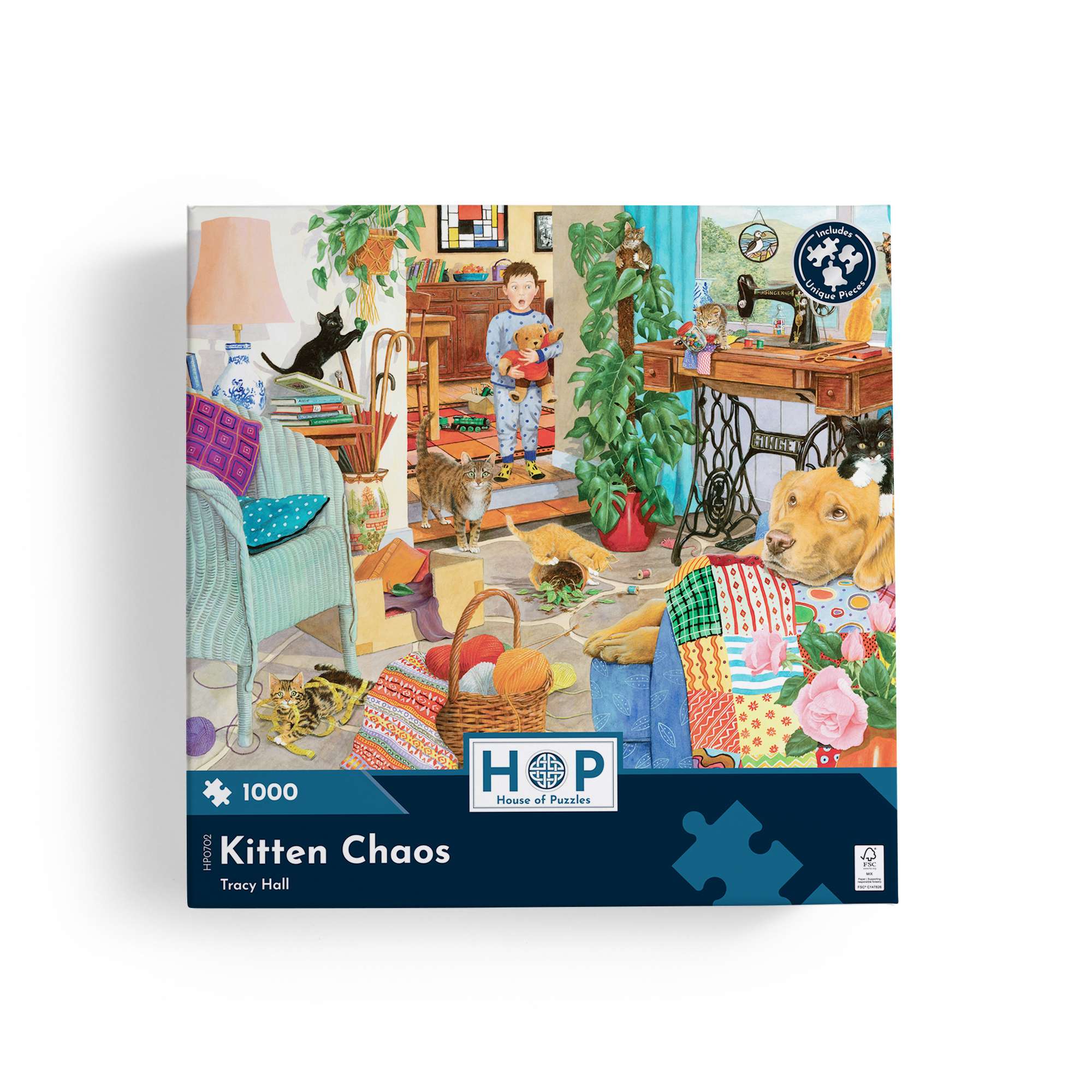 house-of-puzzles-kitten-chaos-puzzle-1000-pi-ces-chatons-tracy-hall image 4