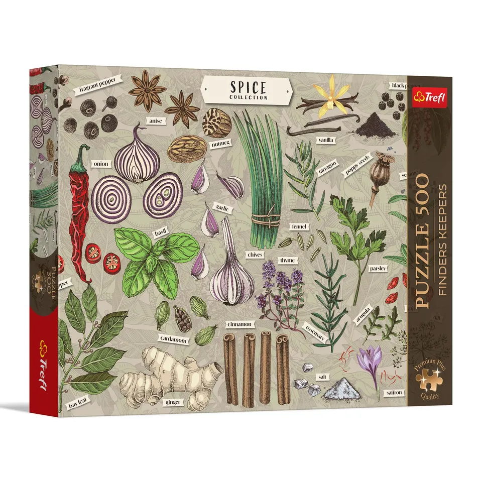 trefl-premium-plus-epices-puzzle-500-pieces-finders-keepers image 1