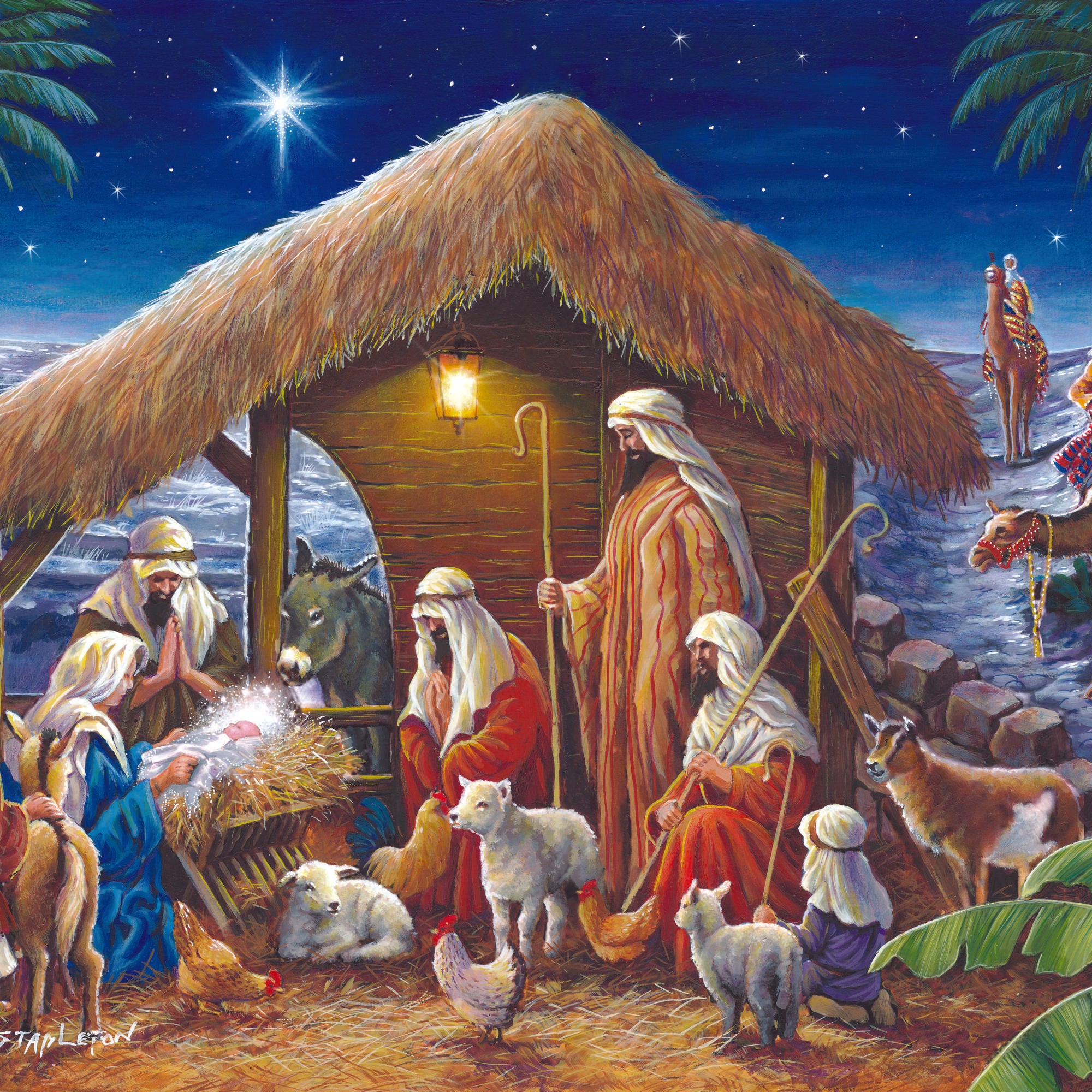 house-of-puzzles-away-in-a-manger-puzzle-250-no-l-xl image 3