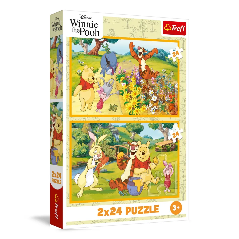 trefl-red-winnie-l-ourson-puzzle-enfant-2x24-pi-ces-3-ans image 1
