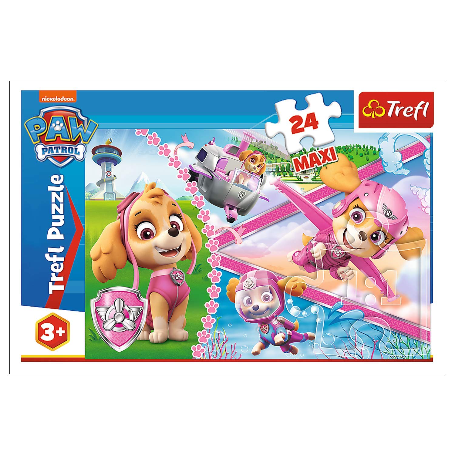 trefl-red-pat-patrouille-skye-puzzle-24-maxi-enfant image 1