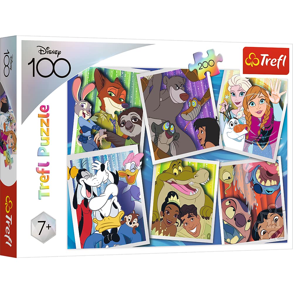trefl-red-disney-heroes-puzzle-200-pi-ces-7-ans-collage image 1