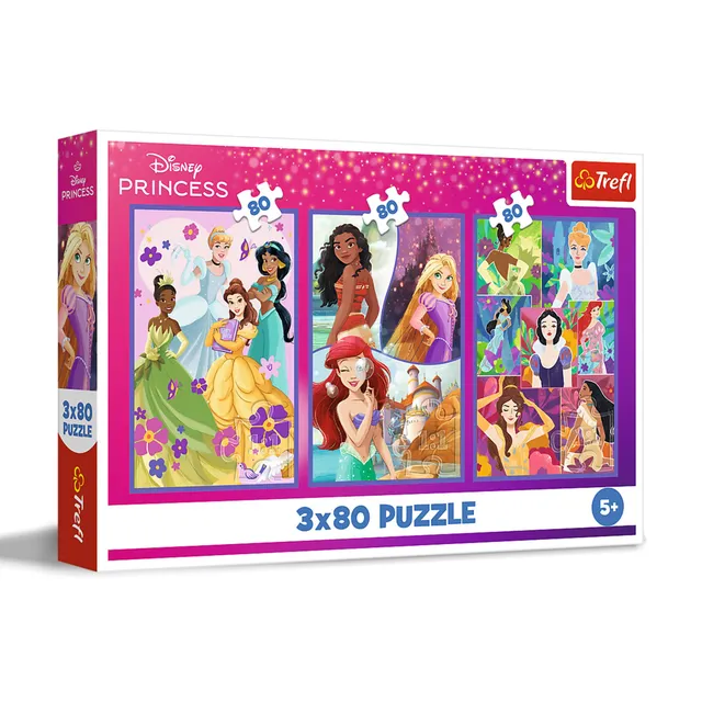 trefl-disney-princess-amies-puzzle-3x80-pi-ces-enfant image 1