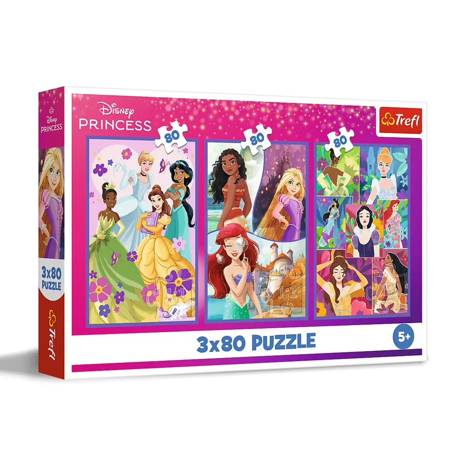 trefl-disney-princess-amies-puzzle-3x80-pi-ces-enfant image 1
