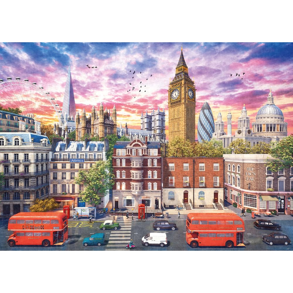 trefl-red-promenade-londres-puzzle-4000-pi-ces-voyage image 2