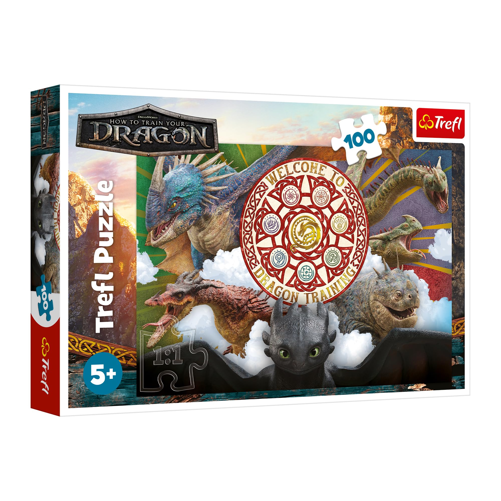 trefl-dragons-en-action-puzzle-enfant-100-pi-ces-5-ans image 1