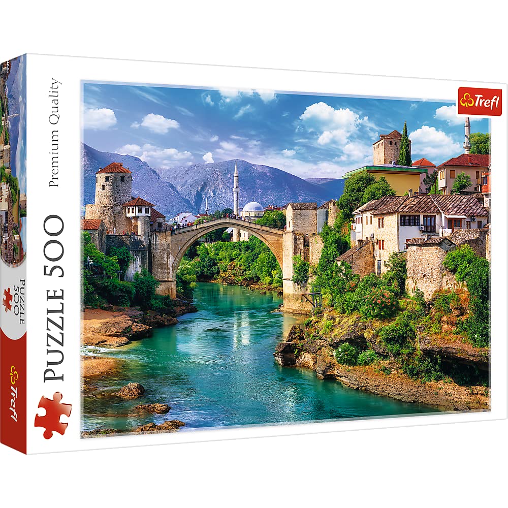 trefl-premium-plus-vieux-pont-de-mostar-puzzle-500-pi-ces image 1
