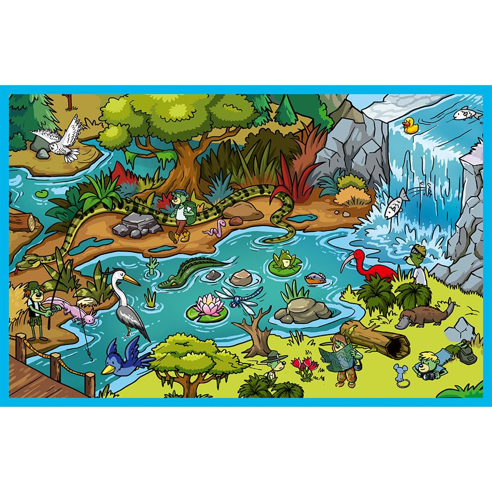trefl-the-treflik-family-puzzle-2x70-pi-ces-animaux-4-ans image 3
