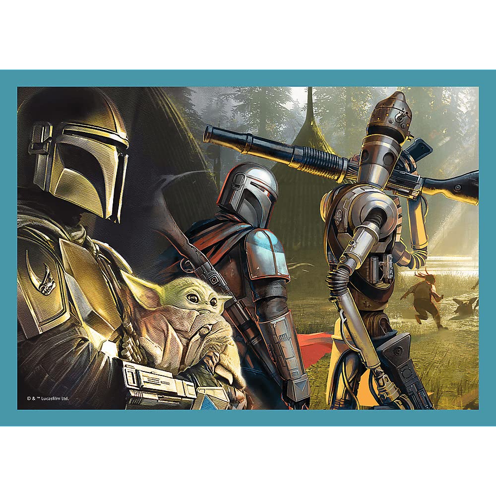 trefl-red-mandalorian-puzzle-enfant-4-en-1-star-wars-3-ans image 4