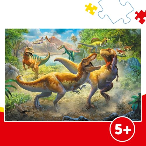 trefl-red-combats-de-tyrannosaures-puzzle-160-pi-ces-enfant image 8