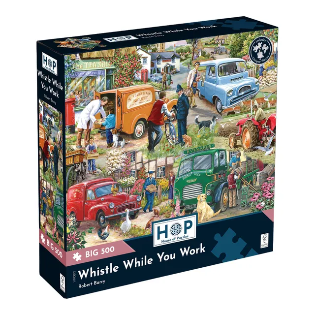 house-of-puzzles-whistle-while-you-work-puzzle-500-pi-ces-grandes image 1