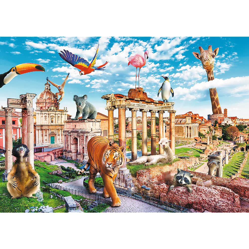 trefl-red-rome-sauvage-puzzle-1000-pi-ces-ville image 2