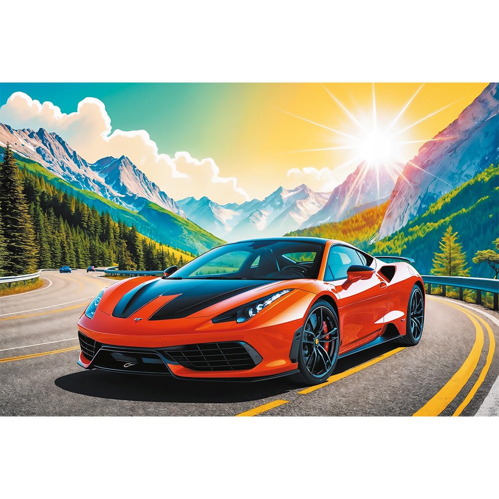 trefl-red-puzzle-100-pieces-course-contre-la-montre image 2