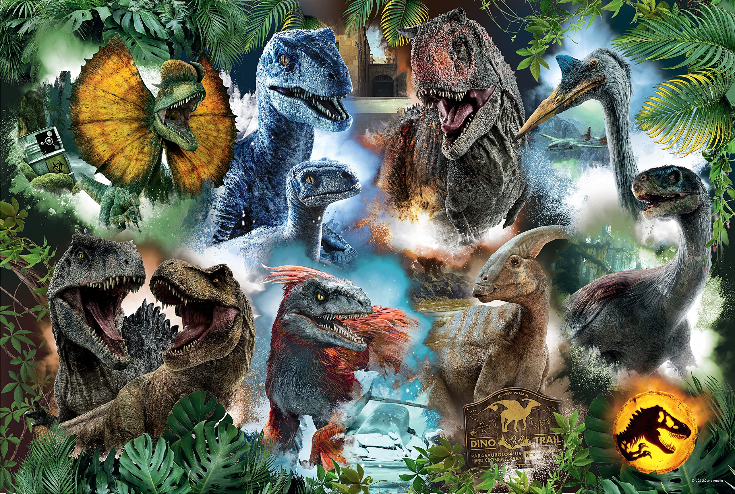 trefl-red-jurassic-world-puzzle-300-pi-ces-d-s-8-ans image 2