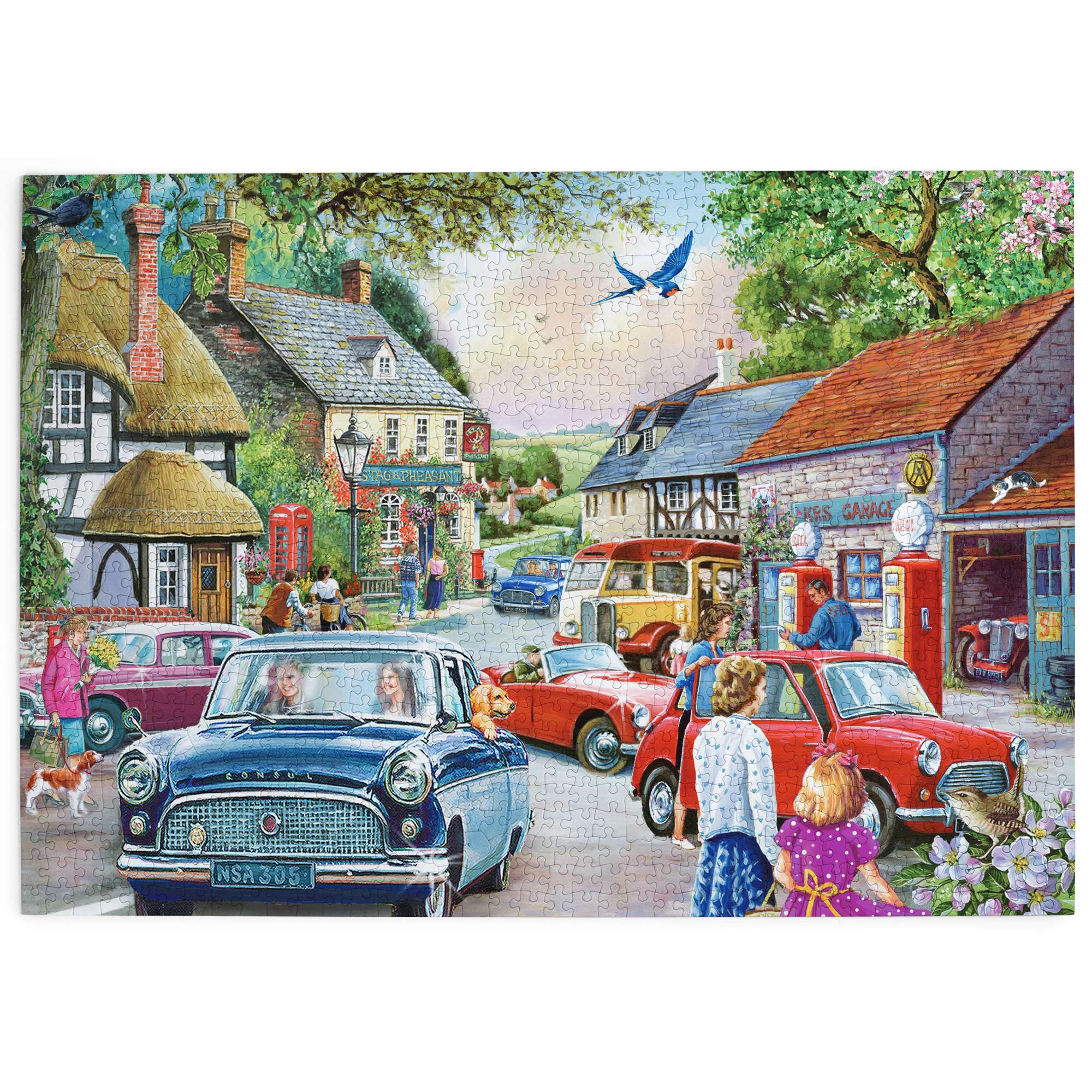 house-of-puzzles-five-bob-a-gallon-puzzle-1000-pi-ces-village-barry-hall image 2