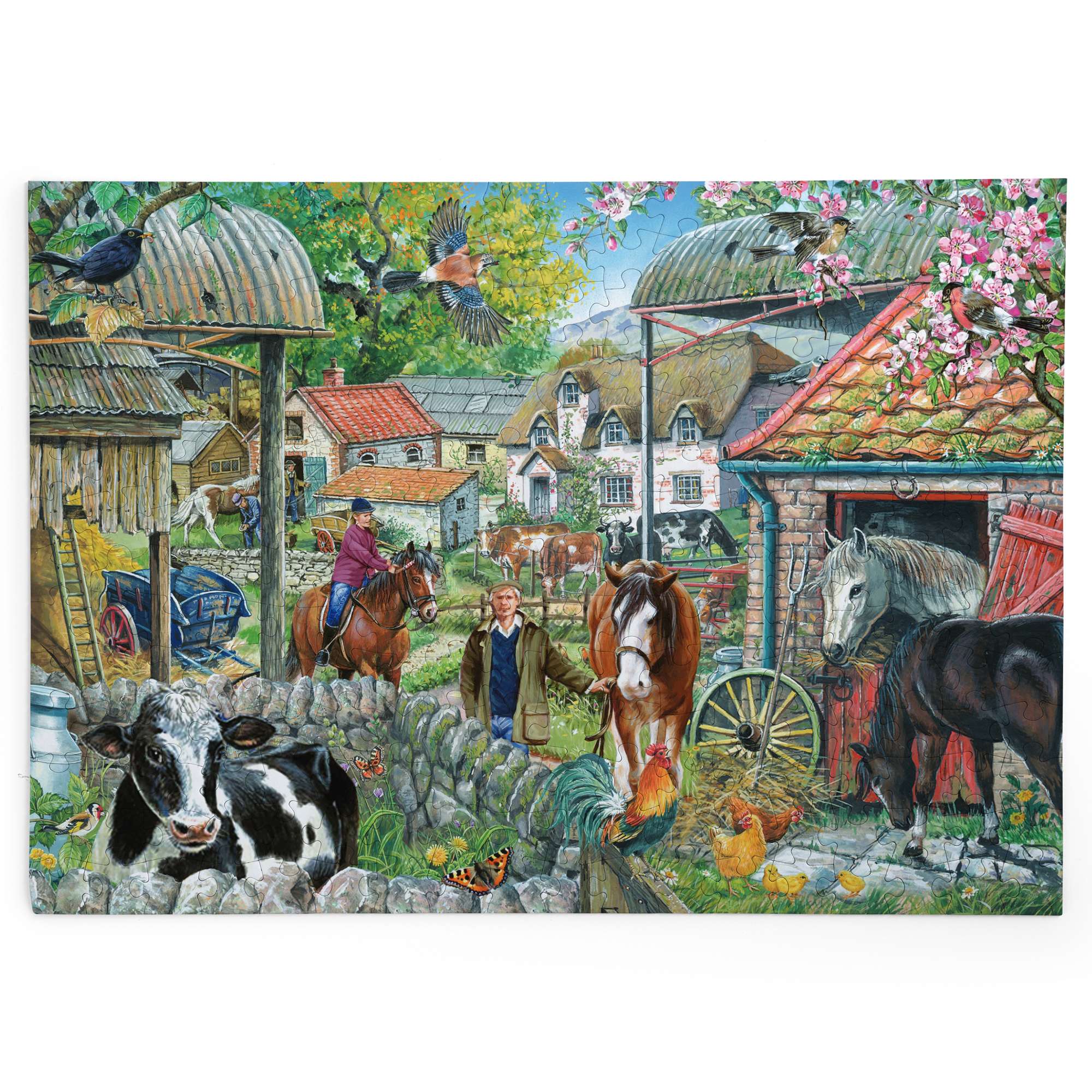 house-of-puzzles-big-250-puzzle-250-pi-ces-horseshoe-farm-ferme-enfants image 2