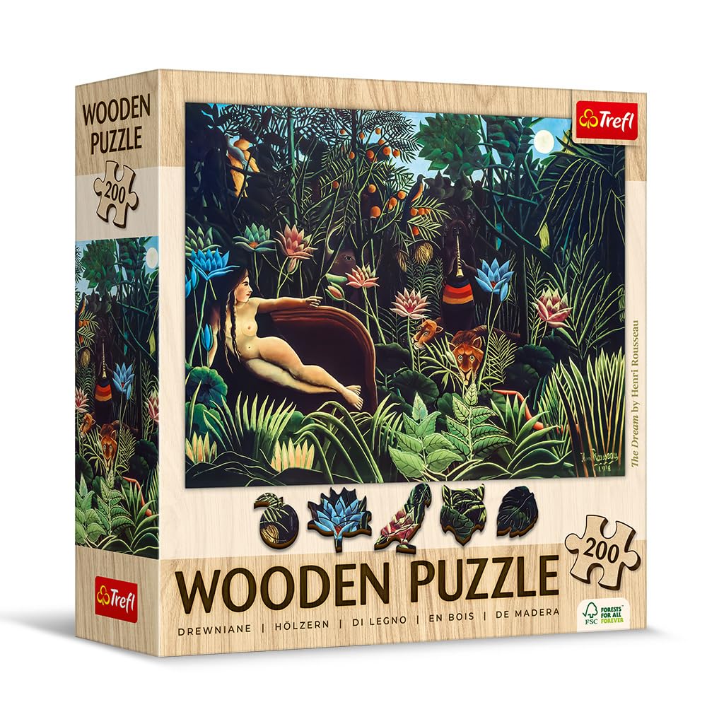 trefl-wood-craft-le-r-ve-rousseau-puzzle-bois-200-pi-ces image 2