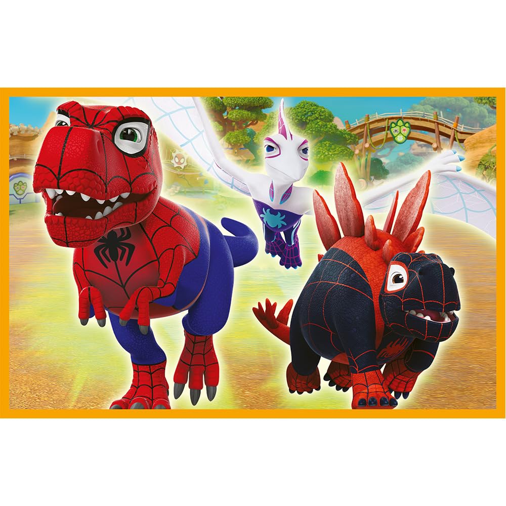 trefl-red-spidey-dinosaures-puzzle-2x24-pi-ces-3-ans image 3