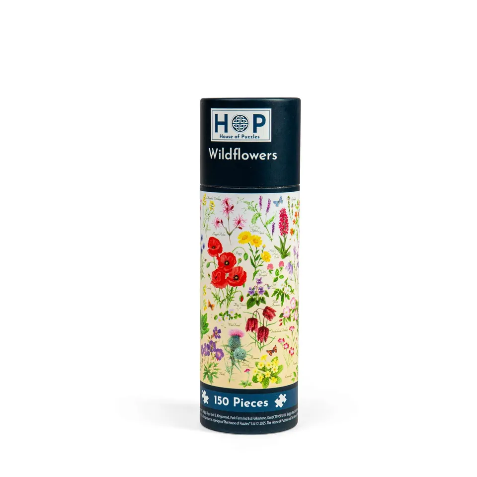 house-of-puzzles-wildflowers-mini-puzzle-150-tube-fleurs image 1
