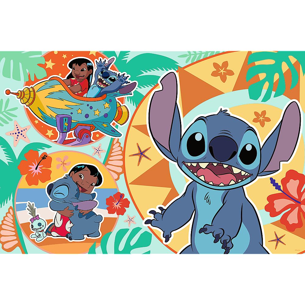 trefl-red-lilo-stitch-puzzle-24-maxi-grandes-pi-ces-d-s-3-ans image 2