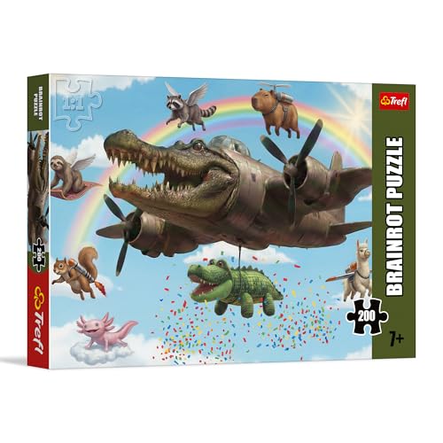 trefl-red-brainrots-puzzle-200-pi-ces-crocodile-7-ans image 7