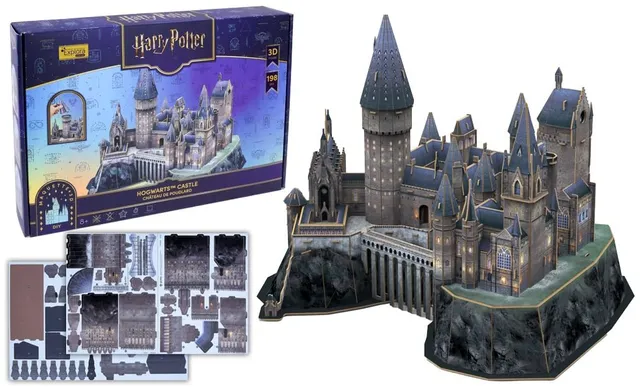 explora-maquettes-3d-540302-puzzle-3d-ch-teau-poudlard-197-pcs image 1