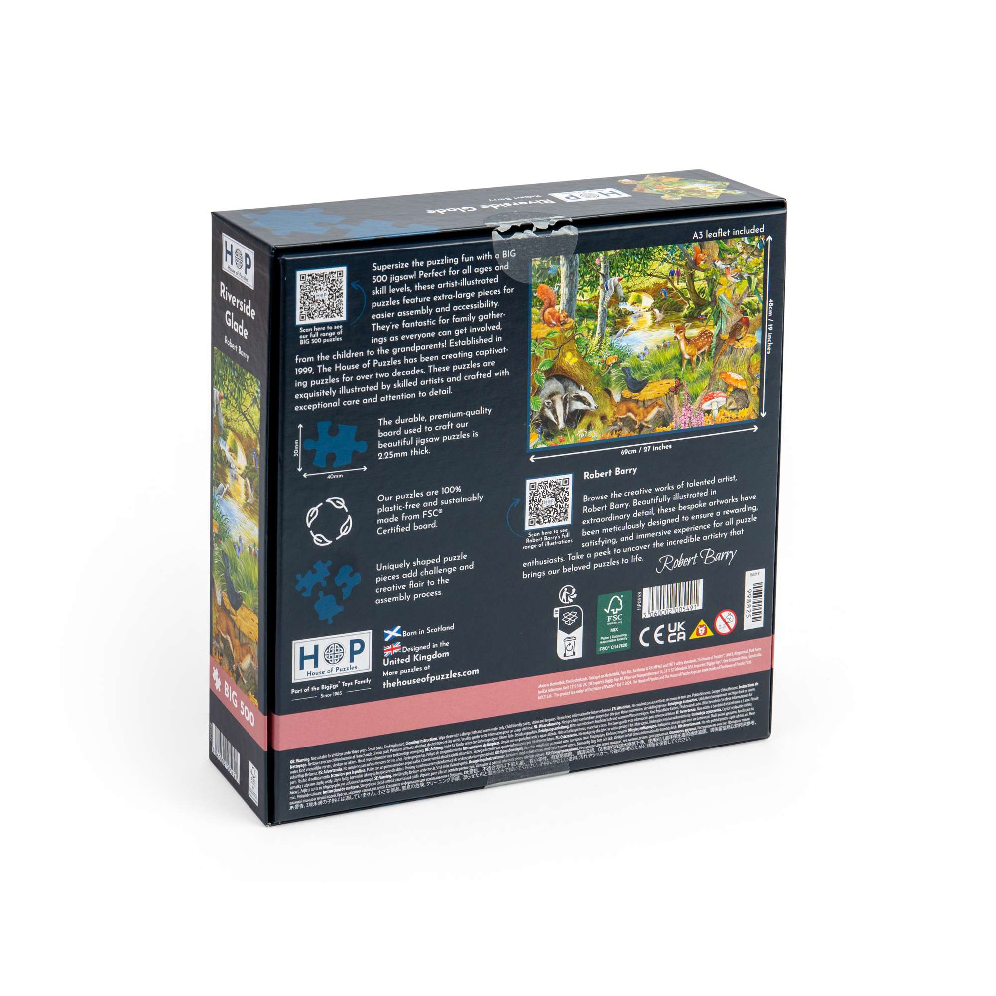 house-of-puzzles-riverside-glade-puzzle-500-pi-ces-xl-famille image 3