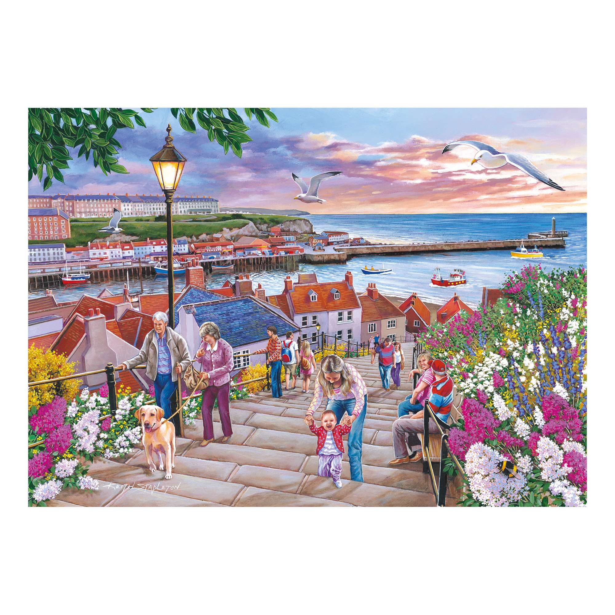 house-of-puzzles-mini-199-steps-whitby-puzzle-150-pi-ces-tube image 2