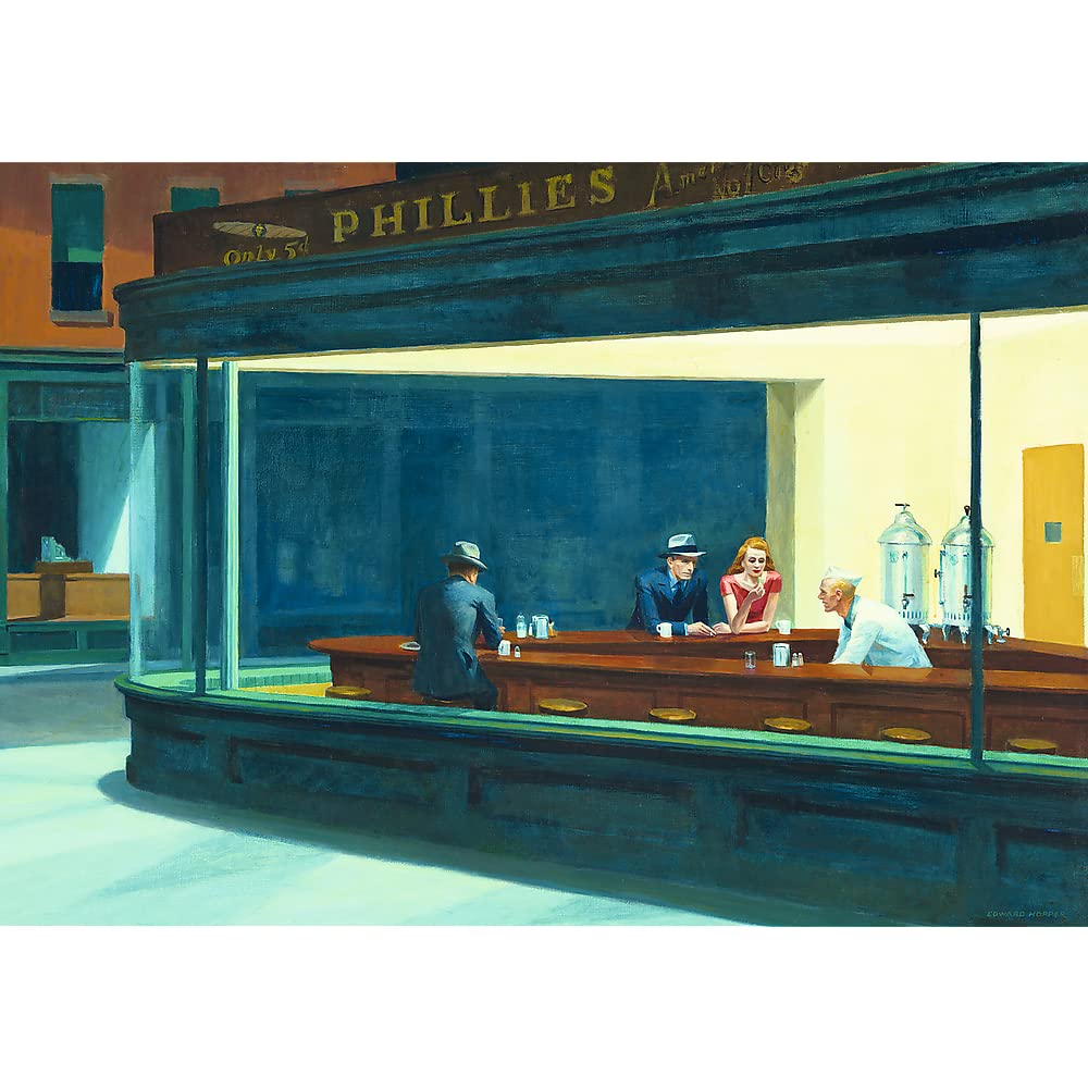 trefl-premium-plus-nighthawks-puzzle-1000-pi-ces-peinture-hopper image 2