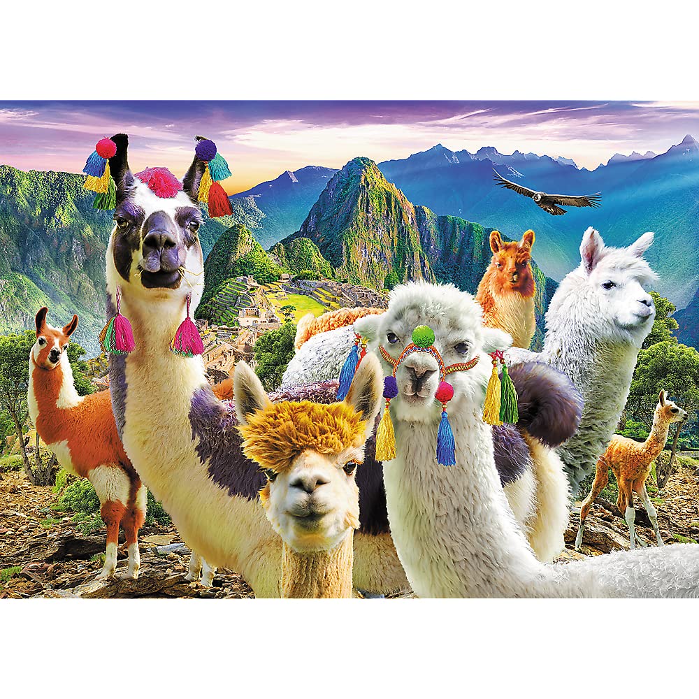 trefl-premium-plus-lamas-puzzle-500-pi-ces-montagne image 3