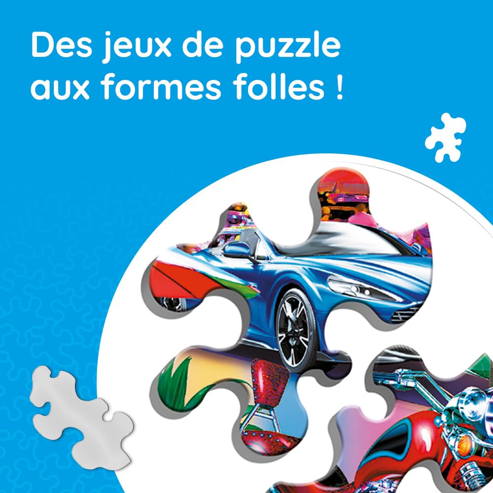 trefl-red-crazy-shapes-plage-de-miami-puzzle-600-pi-ces image 5