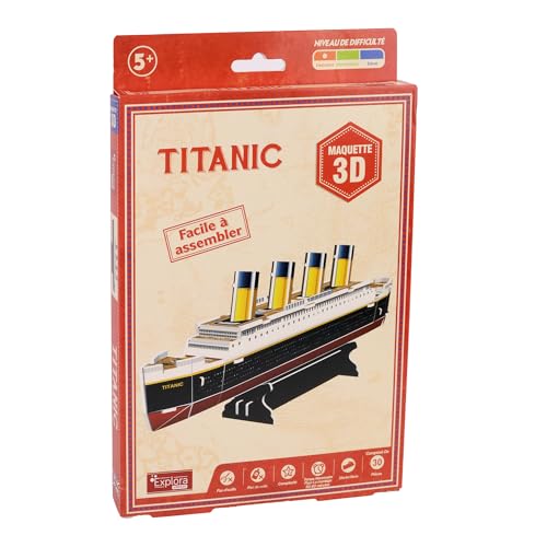 explora-titanic-bateau-maquette-3d-30-pi-ces-sans-colle-5-ans image 6