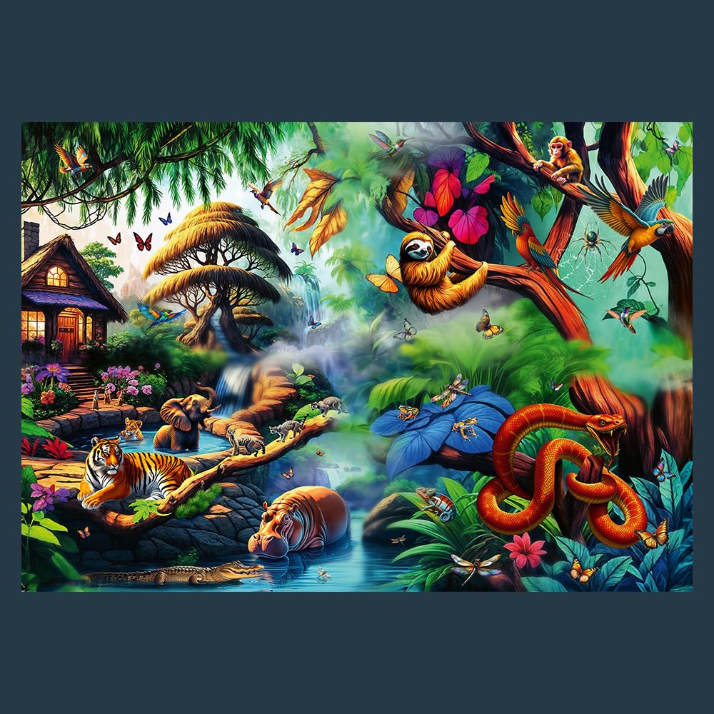trefl-prime-uft-jungle-of-wonders-puzzle-6000-pi-ces-g-ant image 2