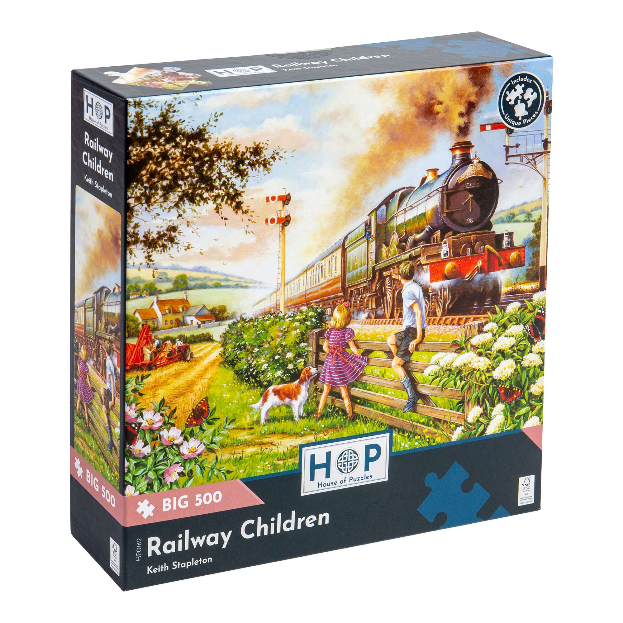 house-of-puzzles-railway-children-puzzle-500-pi-ces-xl-train image 1