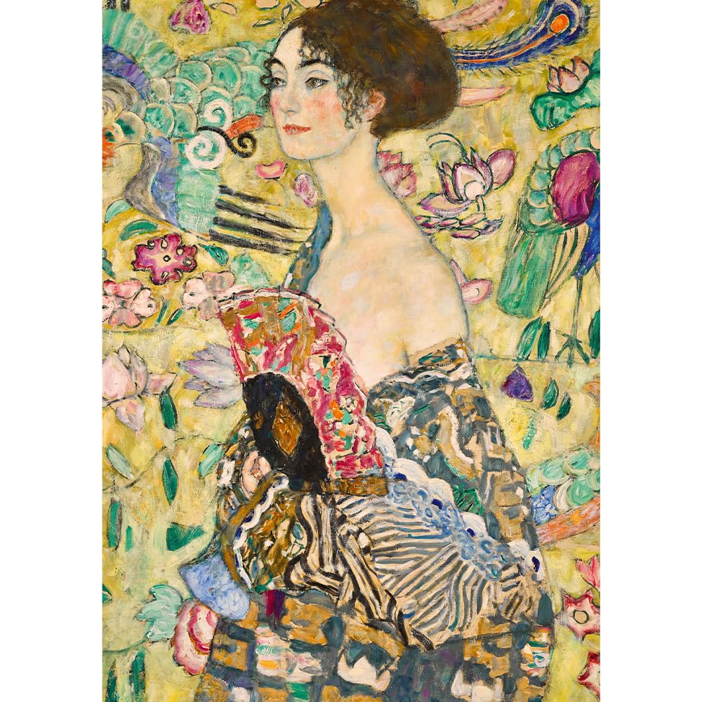 trefl-premium-plus-klimt-dame-l-ventail-puzzle-1000 image 2