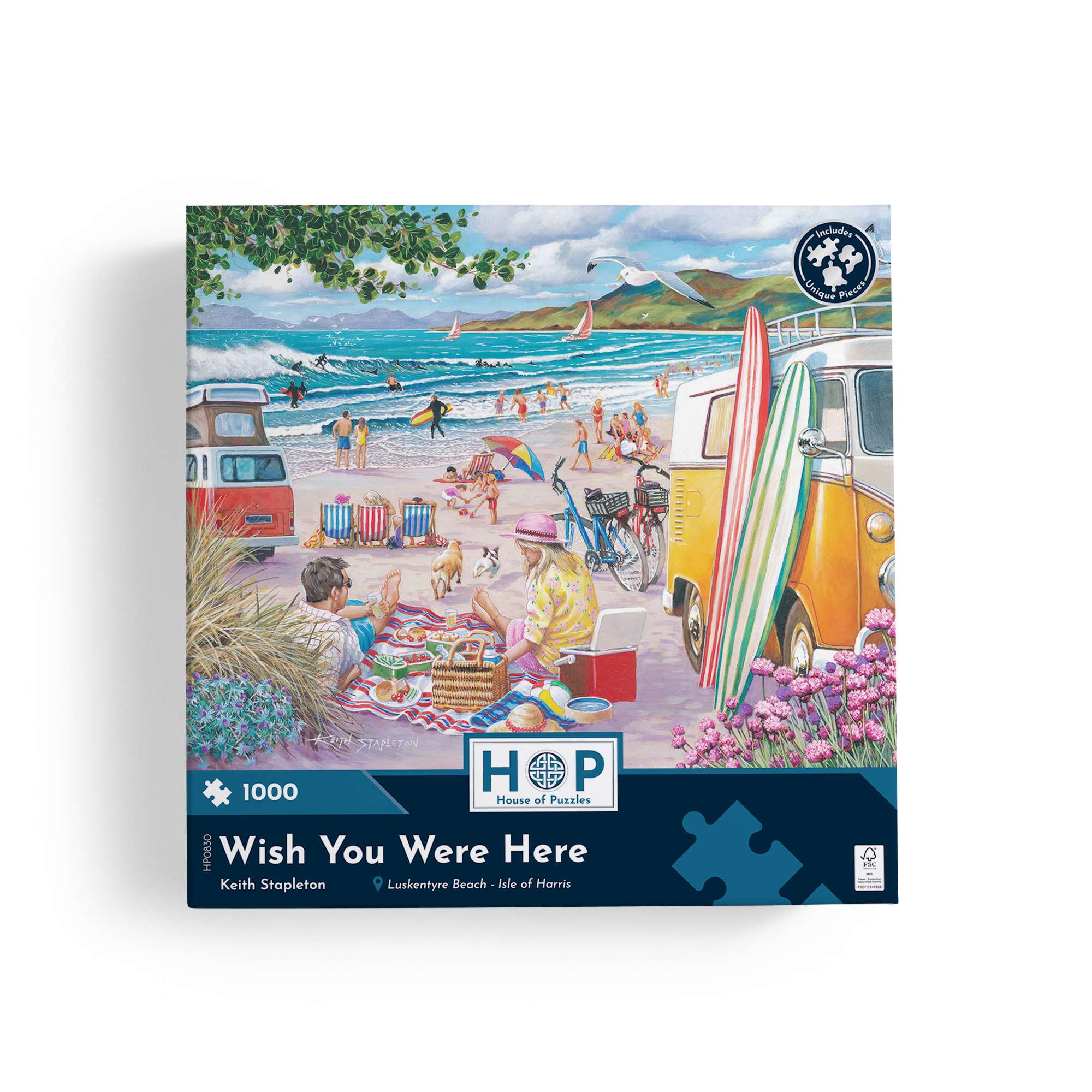 house-of-puzzles-wish-you-were-here-puzzle-1000-pi-ces-bord-de-mer image 4