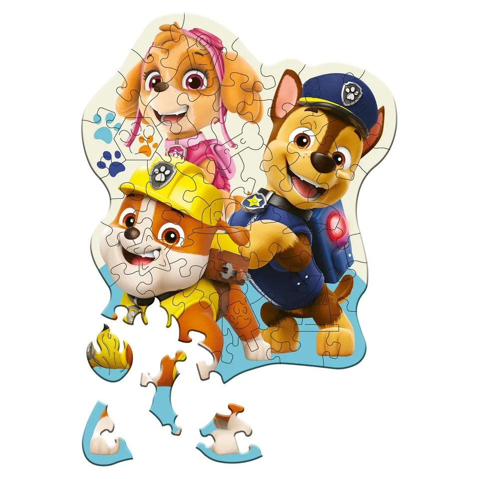 trefl-wood-craft-junior-paw-patrol-puzzle-bois-50-pcs-5-ans image 1