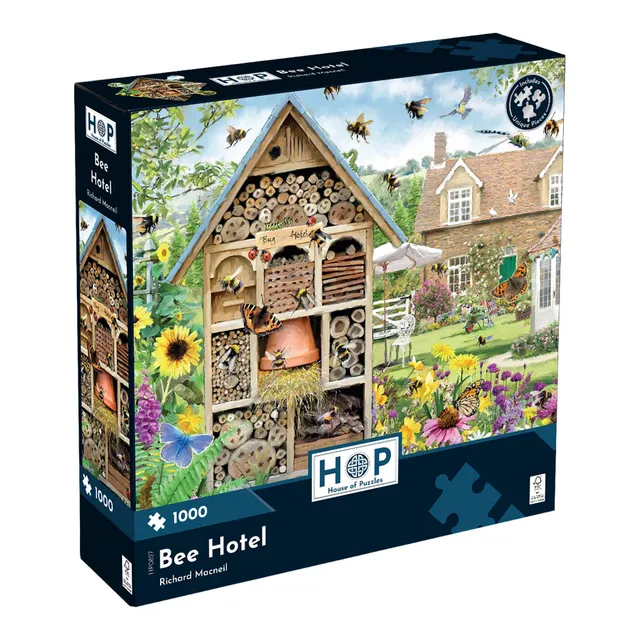 house-of-puzzles-bee-hotel-puzzle-1000-pi-ces-nature image 1
